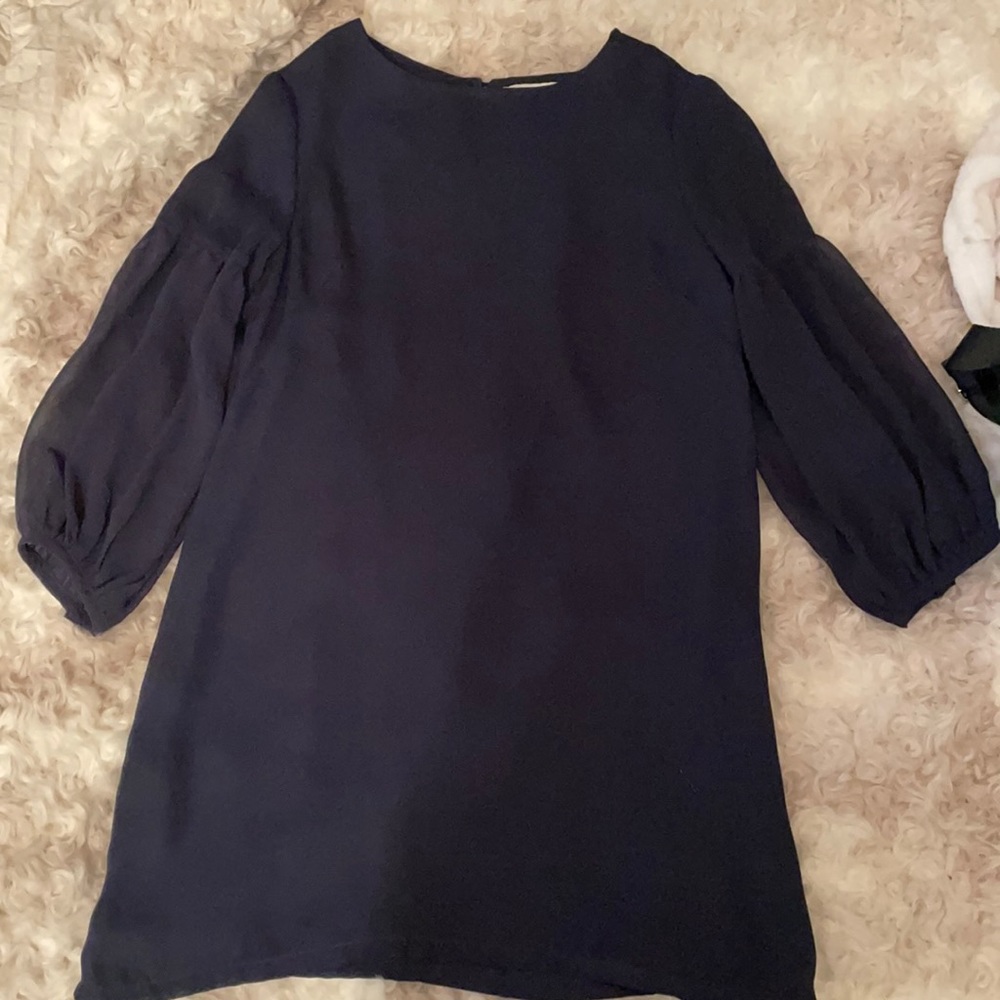 Forever 21 navy blue dress with long sleeves